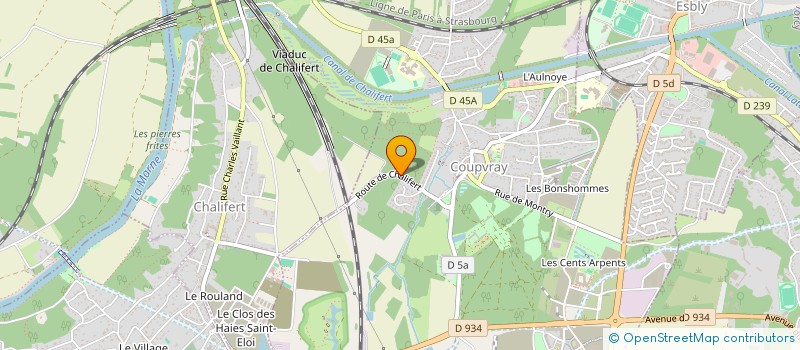 localisation de l'entreprise KRYSANNE  COUPVRAY