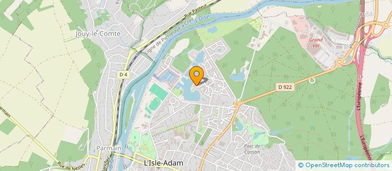 localisation de l'entreprise KRYSAROZ THERAPIE  L'ISLE-ADAM