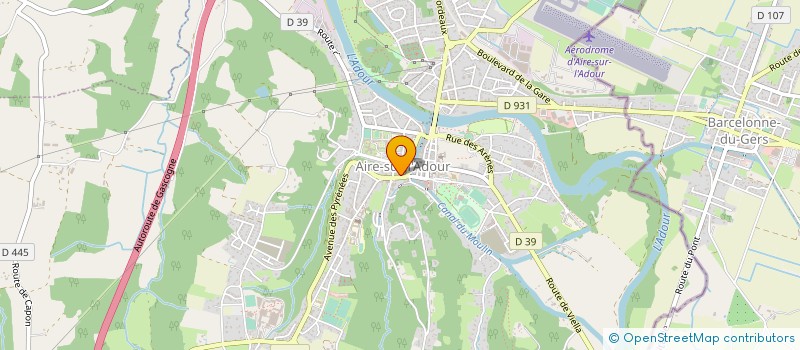 localisation de l'entreprise KRYSDENT à AIRE-SUR-L'ADOUR