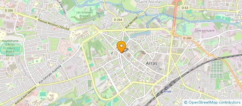 localisation de l'entreprise KRYSIS à ARRAS