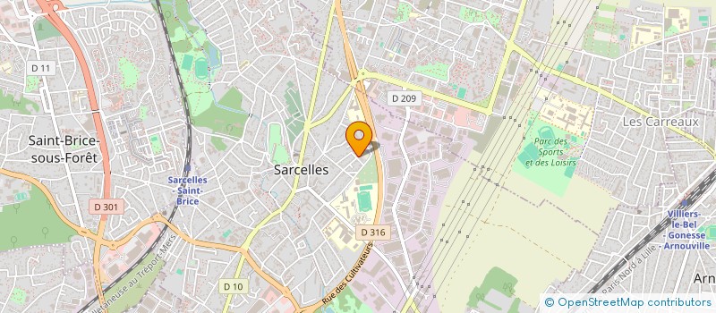 localisation de l'entreprise KRYSKELYA à SARCELLES