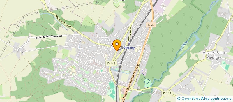 localisation de l'entreprise KRYSS  ETRECHY