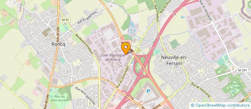 localisation de l'entreprise KRYSS EXPRESS  RONCQ