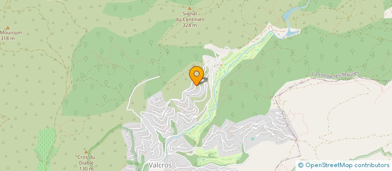 localisation de l'entreprise KRYSTAL  LA LONDE-LES-MAURES