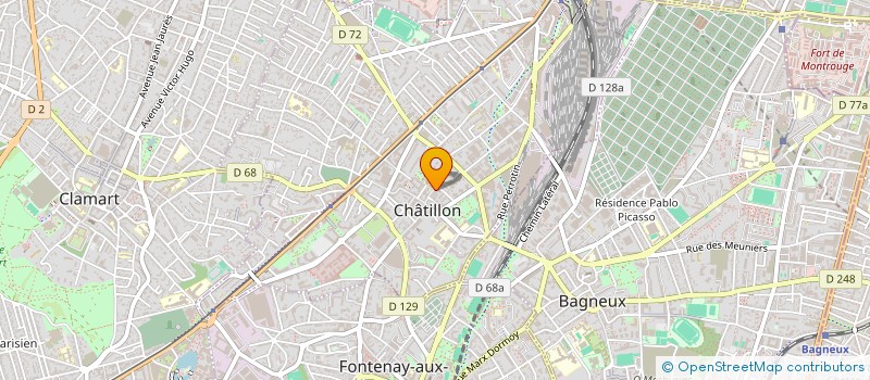 localisation de l'entreprise KRYSTAL INVEST QUARANTE -CINQ à CHATILLON