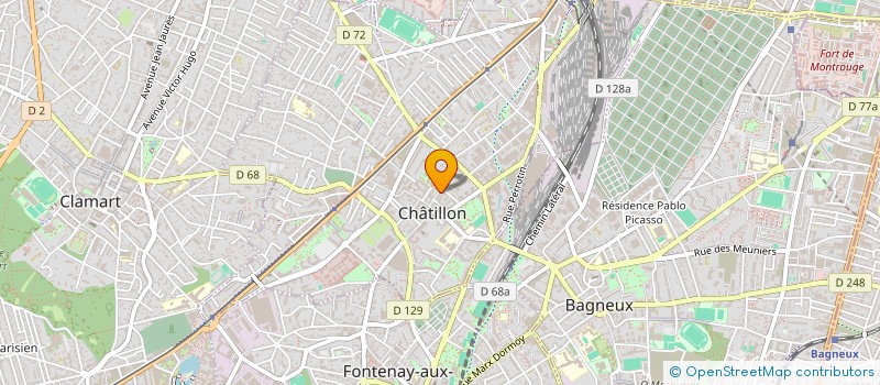 localisation de l'entreprise KRYSTAL INVEST TRENTE TROIS à CHATILLON