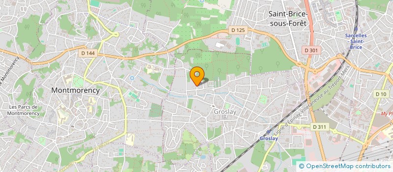 localisation de l'entreprise KRYSTAL MEUBLES à GROSLAY