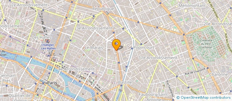 localisation de l'entreprise KRYSTAL TWIN  PARIS