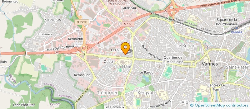 localisation de l'entreprise KRYSTAL VOILES à VANNES
