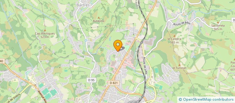 localisation de l'entreprise KRYSTEL IMMOBILIER  LOURDES