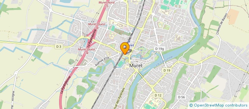 localisation de l'entreprise KRYSTEL M COIFFURE  MURET