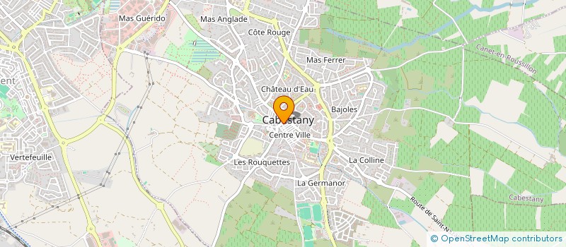 localisation de l'entreprise KRYSTIN'E  CABESTANY