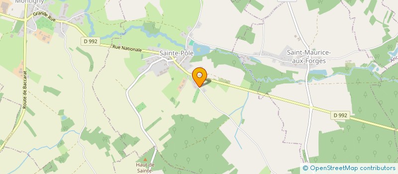 localisation de l'entreprise KRYZS PERE ET FILS  SAINTE-POLE