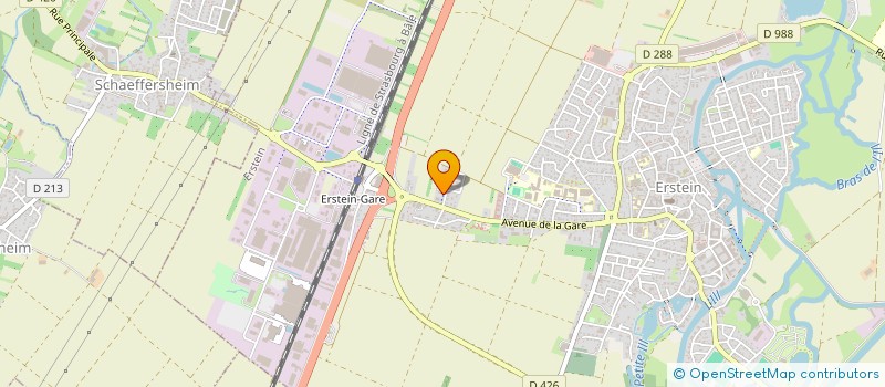 localisation de l'entreprise KS  ERSTEIN