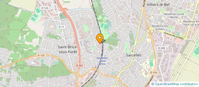 localisation de l'entreprise KS BATI SOLUTIONS à SAINT-BRICE-SOUS-FORET