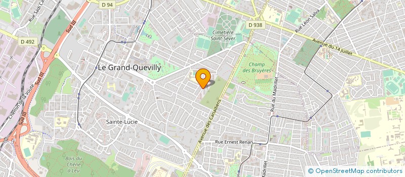 localisation de l'entreprise KS BATIMENT  LE GRAND-QUEVILLY