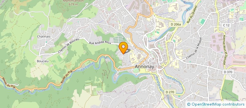 localisation de l'entreprise KS BATIMENT à ANNONAY