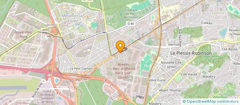 localisation de l'entreprise KS BEAUTY à CLAMART