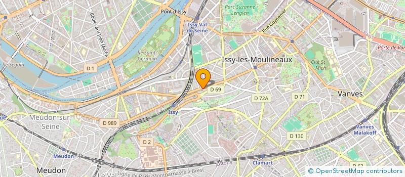 localisation de l'entreprise KS BEAUTY GIRL à ISSY-LES-MOULINEAUX
