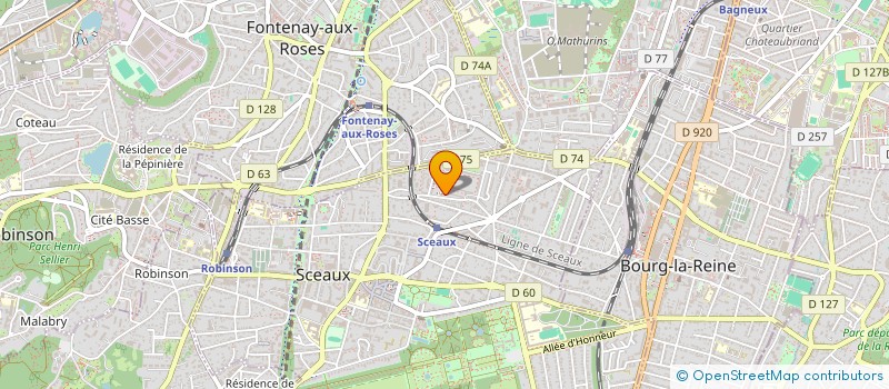 localisation de l'entreprise KS CAR à SCEAUX