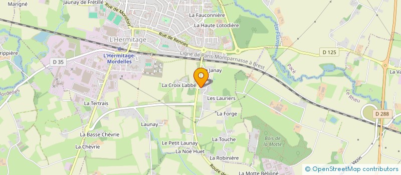 localisation de l'entreprise KS CARRELAGE à TREGUEUX