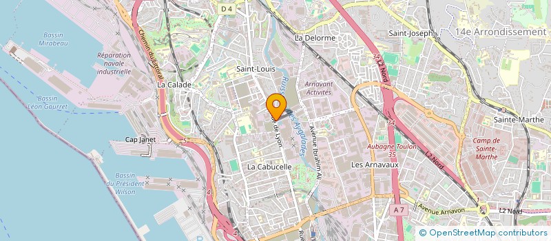 localisation de l'entreprise KS CARROSSERIE 13 à MARSEILLE
