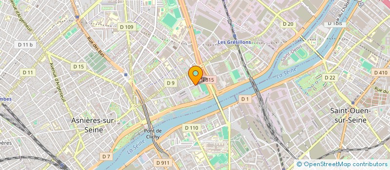 localisation de l'entreprise KS CLICHY à ASNIERES-SUR-SEINE