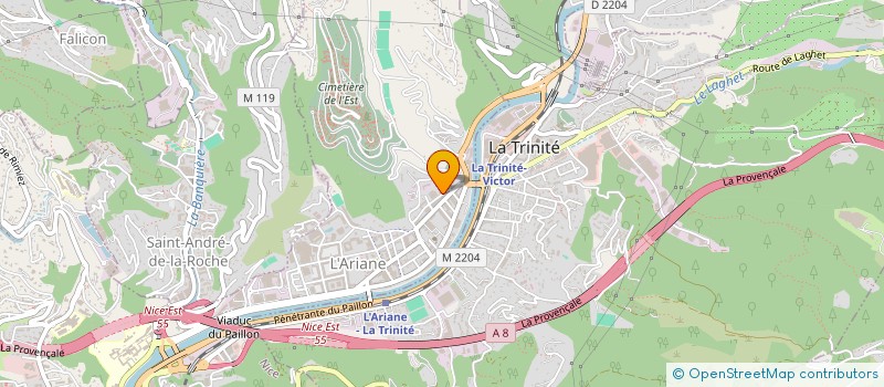 localisation de l'entreprise KS CONSTRUCTIONS à NICE