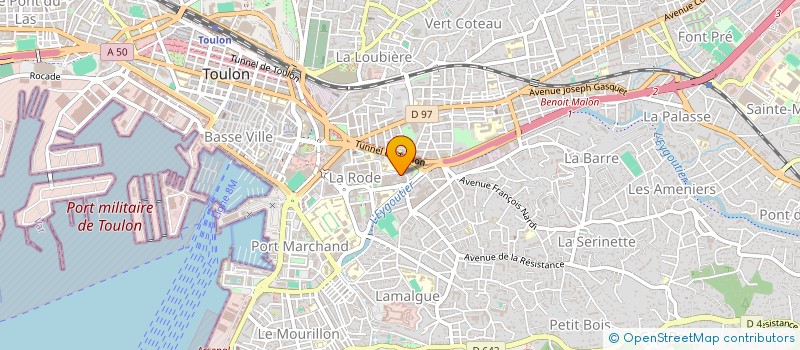 localisation de l'entreprise KS DESTOCK 83  TOULON