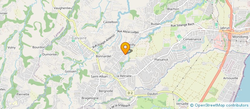 localisation de l'entreprise KS DOM  BAIE-MAHAULT