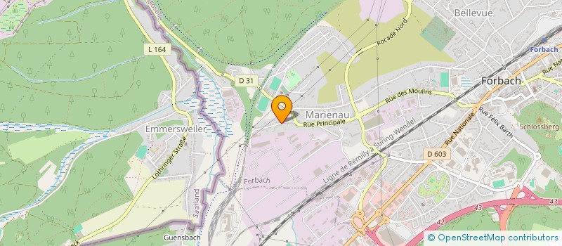 localisation de l'entreprise KS ELECT  FORBACH