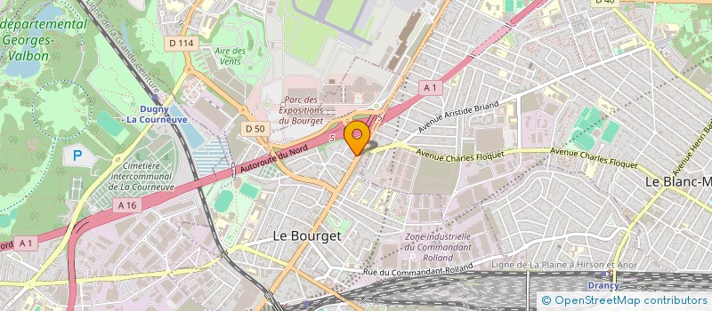 localisation de l'entreprise KS ENERGIE  LE BOURGET