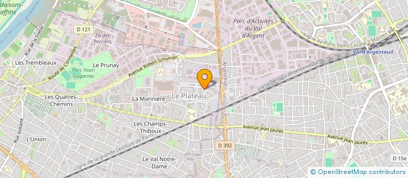 localisation de l'entreprise KS EVENT à SARTROUVILLE