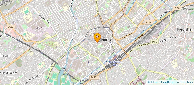 localisation de l'entreprise KS FINANCES SC  MULHOUSE