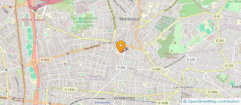 localisation de l'entreprise KS GROUP à MONTREUIL
