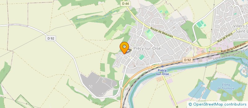 localisation de l'entreprise KS IMMO  PRECY-SUR-OISE