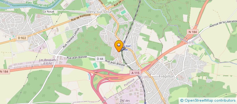 localisation de l'entreprise KS IMMO  MERY-SUR-OISE