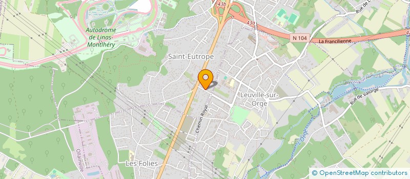 localisation de l'entreprise KS IMMO à LINAS