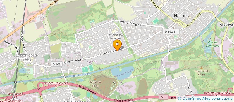 localisation de l'entreprise KS IMMOBILIER  HARNES