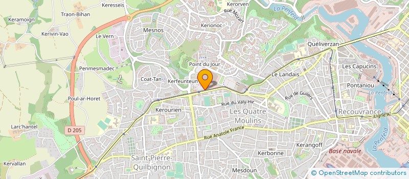 localisation de l'entreprise KS IROISE à BREST