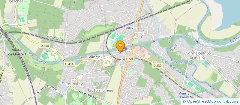 localisation de l'entreprise KS ISORENOVATION à ESBLY