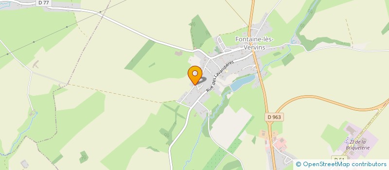 localisation de l'entreprise KS LA CHAUSSEE  FONTAINE-LES-VERVINS