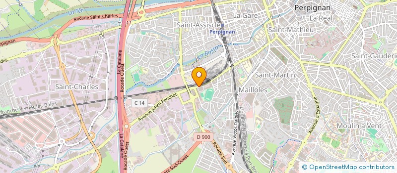 localisation de l'entreprise KS MAILLOLES  PERPIGNAN