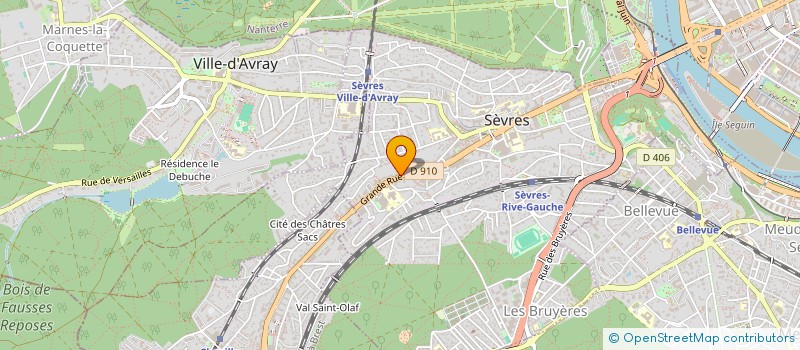 localisation de l'entreprise KS NAB à SEVRES