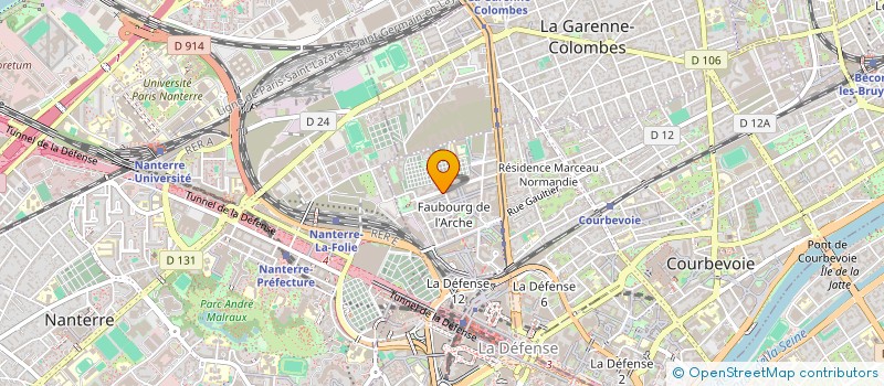 localisation de l'entreprise KS NET à COURBEVOIE