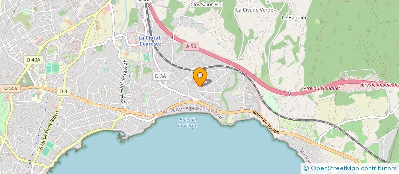 localisation de l'entreprise KS NETTOYAGE à CEYRESTE