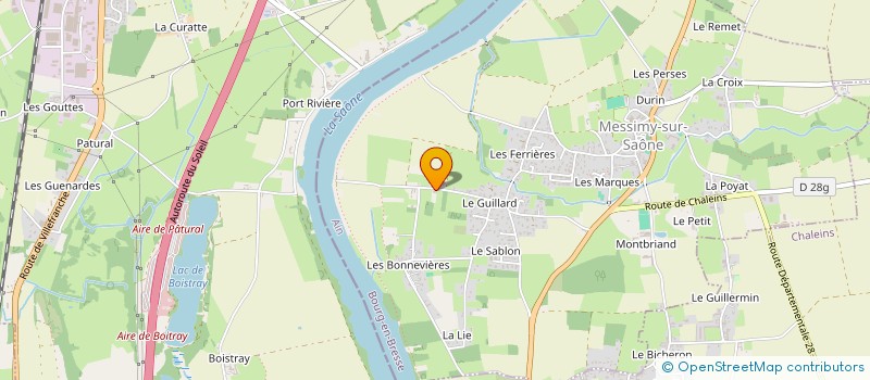 localisation de l'entreprise KS PASSION AUTO à MESSIMY-SUR-SAONE