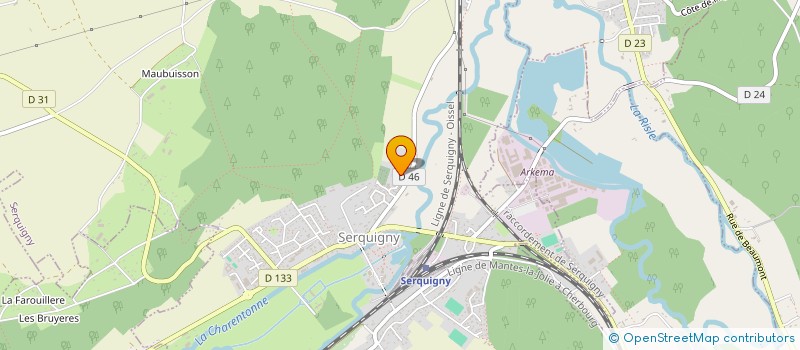 localisation de l'entreprise KS PEINTURE  SAINT-PIERRE-DE-SALERNE