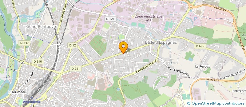 localisation de l'entreprise KS PLATRERIE ISOLATION  L'ISLE-D'ESPAGNAC