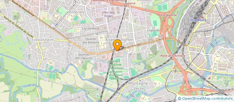 localisation de l'entreprise KS SECURITE à STRASBOURG